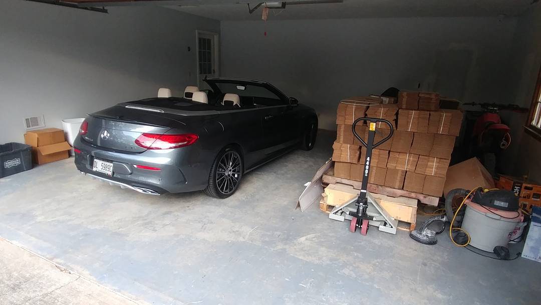 @benzblogger is replacing her with this angry soon. Need to get my remodel on this garage back in gear to give it a proper home.