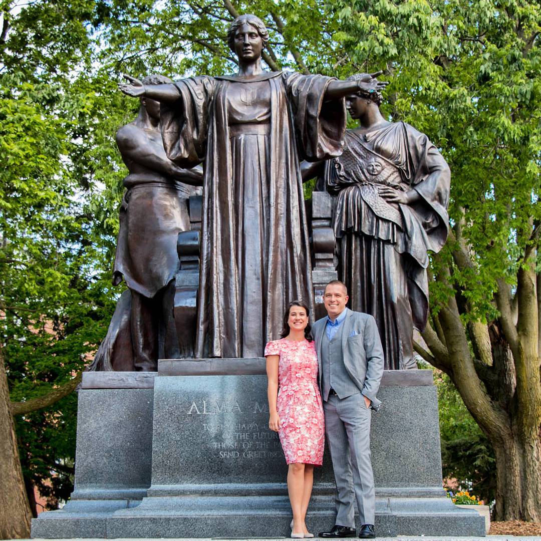 From a quick trip to Illinois last weekend for a wedding on the U of I campus where we both went to school.