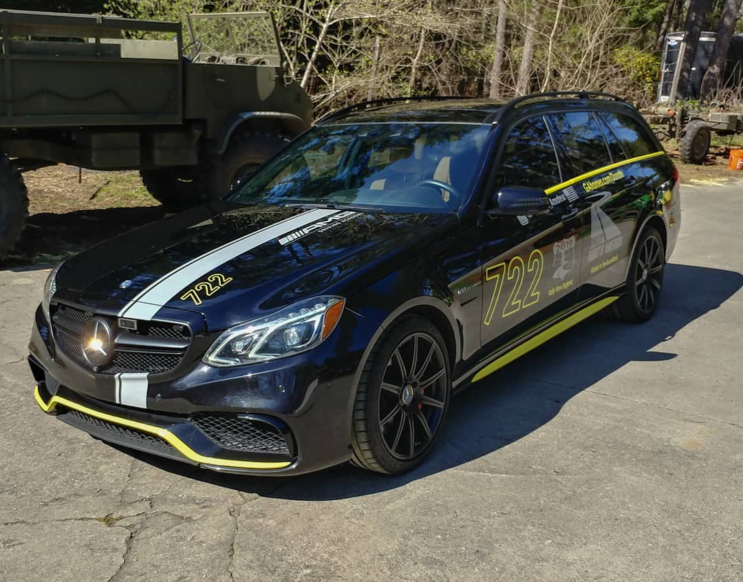 Jesse and I will be up before dark to hit Caffeine and Octane tomorrow. We'll be out raising money for Camp Sunshine. If you can't make it we'd love a donation (link in bio). We'll be up front in the AMG Private Lounge area. Not that this car is hard to find anymore...